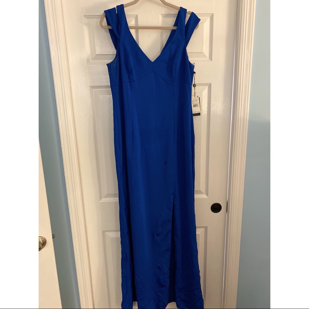 Adrianna Papell Blue Gown